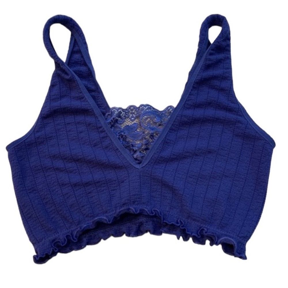 Anthro | lace crop tank bralette